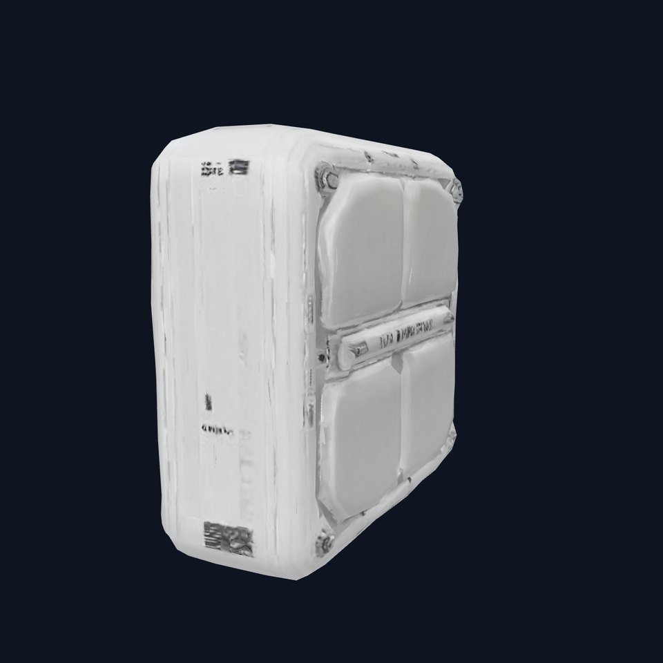 Futuristic Storage Container Model Pack